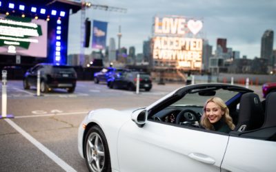 TIFF Ambassador Sarah Gadon attends the Opening Day of the Festival with Porsche