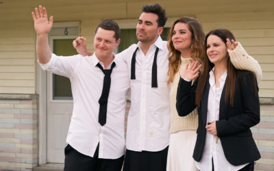Emily Hampshire & the cast/crew of SCHITT’S CREEK win big at the 72nd Emmy Awards